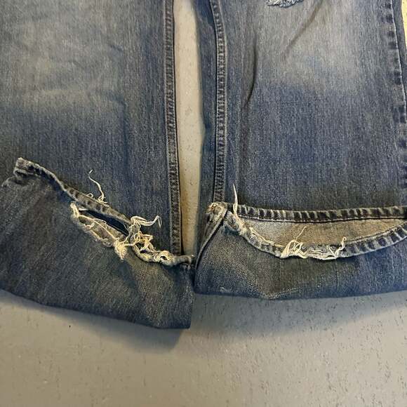 Vintage Tony Hawk Baggy Straight Leg Distressed Skater Jeans - Picture 4 of 7